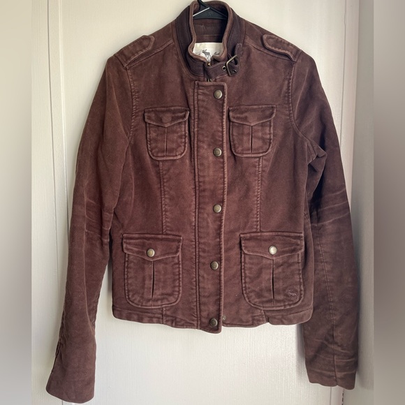 Abercrombie & Fitch Jackets & Blazers - Abercrombie & Fitch Dark Brown Utility Jacket